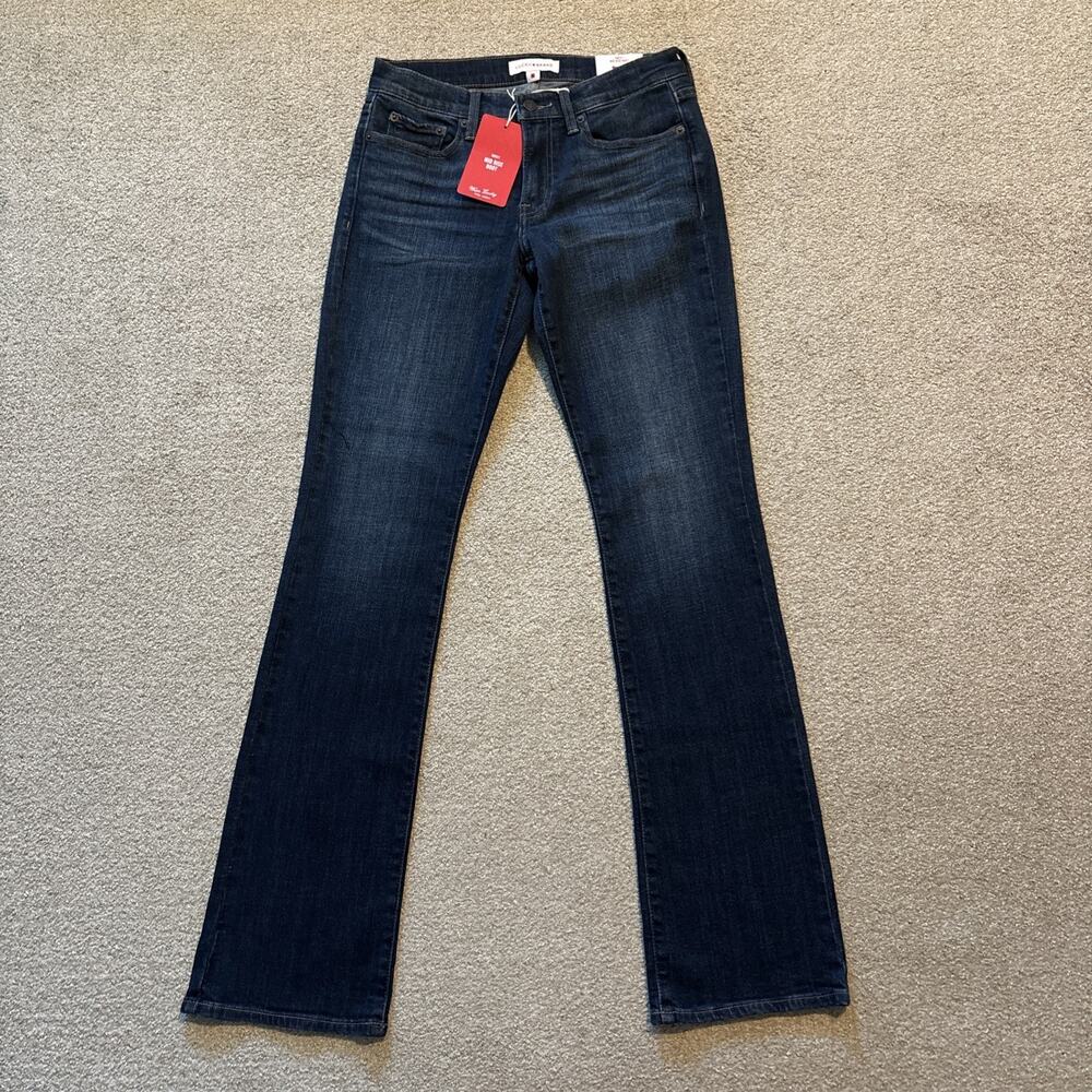 Lucky Brand Sweet Mid Rise Boot Bootcut Stretch Jeans Women's 4/27L Blue Dark - Picture 3 of 9